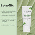 Glamveda Tea Tree Anti Acne Mud Mask | Grocsy