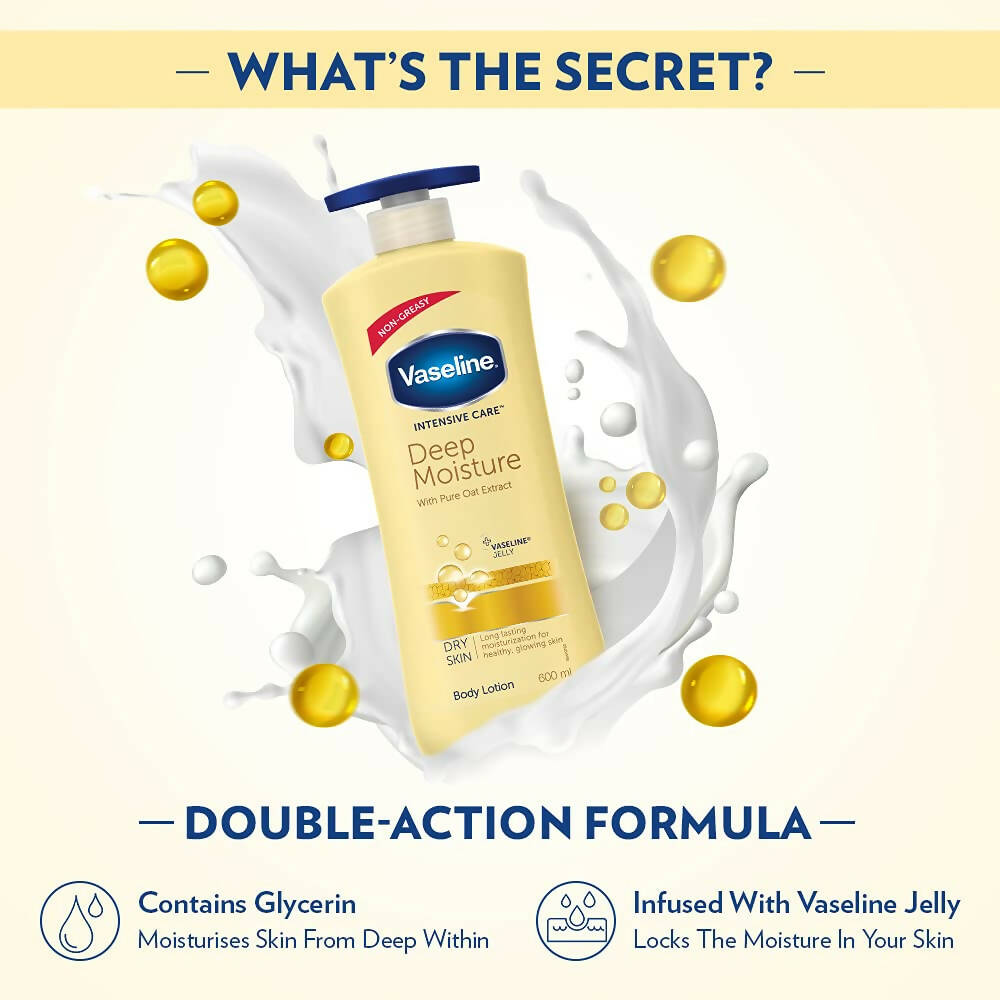 Vaseline Intensive Care Deep Moisture Nourishing Body Lotion | Grocsy