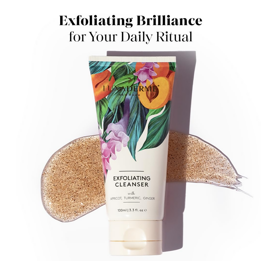 LuxaDerme Exfoliating Cleanser Face Wash | Grocsy