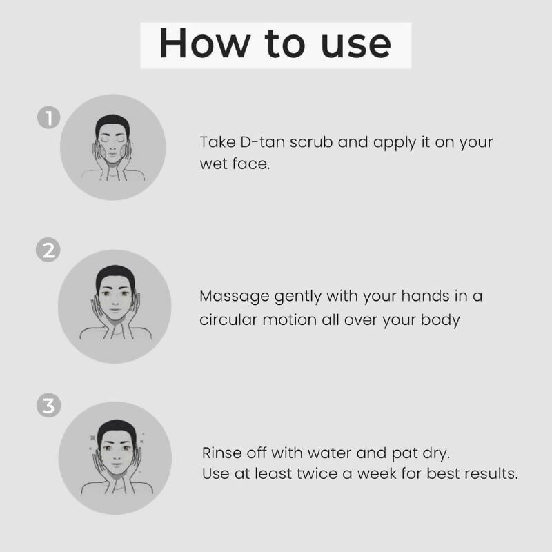 Professional O3+ D-Tan Scrub For Brightening & Glow Boosting | Grocsy