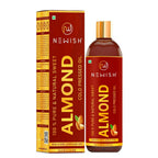 Newish Pure & Natural Sweet Almond Oil for Hair & Skin | Grocsy