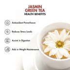 Tea Treasure Jasmine Loose Leaf Green Tea | Grocsy