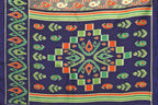 Vamika Navy Blue Printed Art Silk Saree | Grocsy