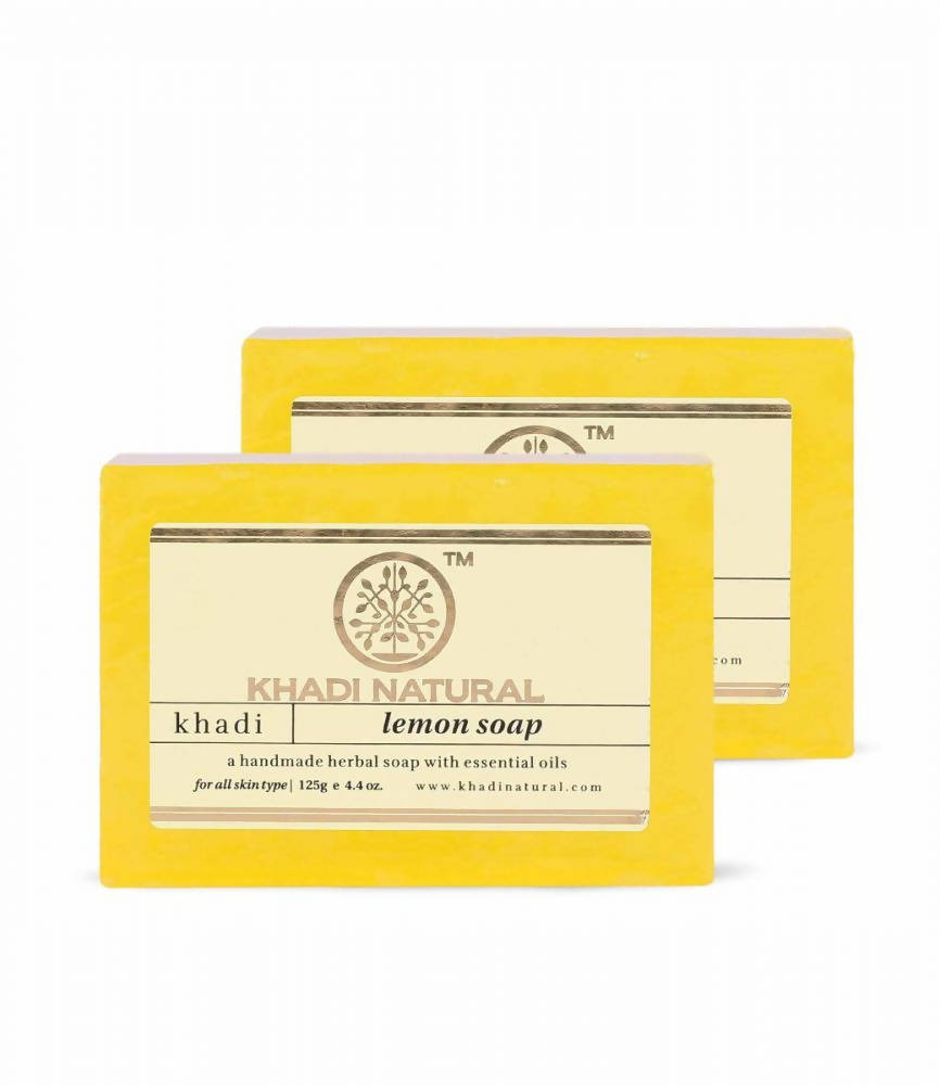 Khadi Natural Herbal Lemon Soap | Grocsy