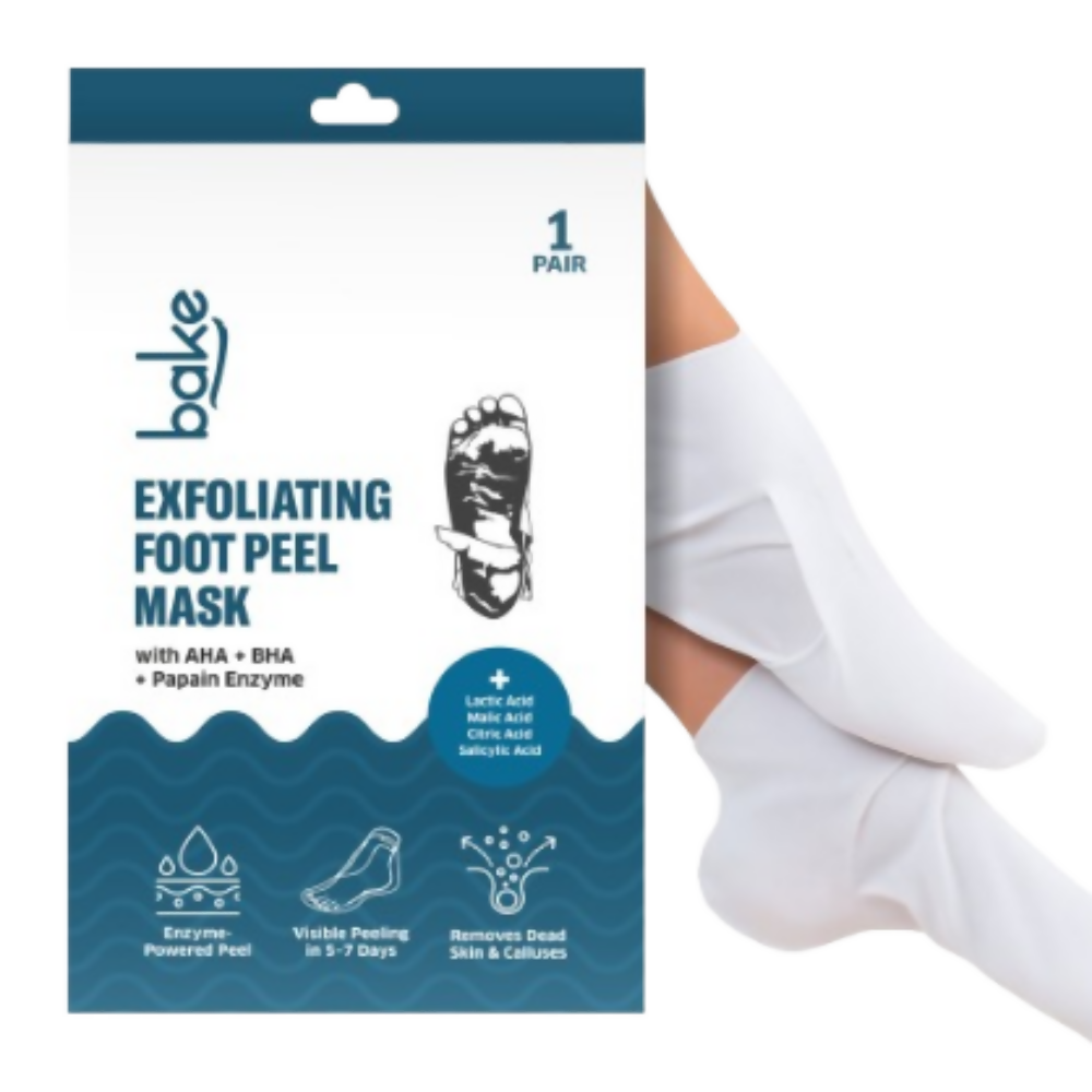 Bake AHA + BHA Peeling & Exfoliating Foot Mask | Grocsy