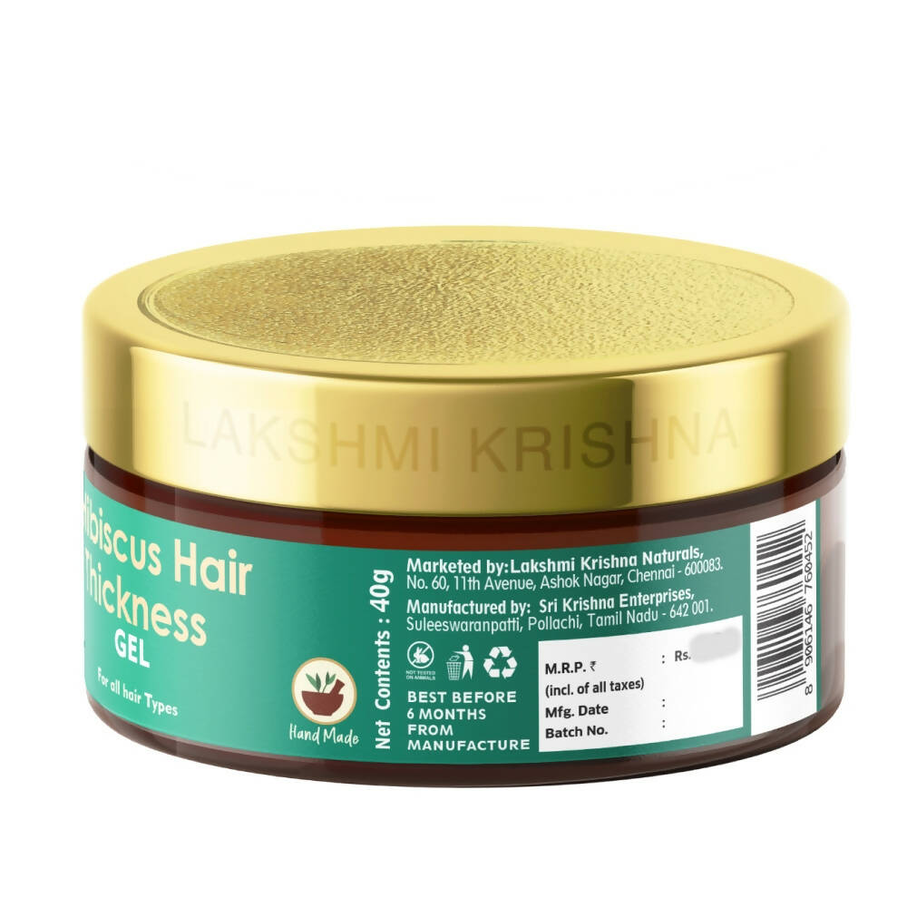 Lakshmi Krishna Naturals Hibiscus Hair Thickness Gel | Grocsy