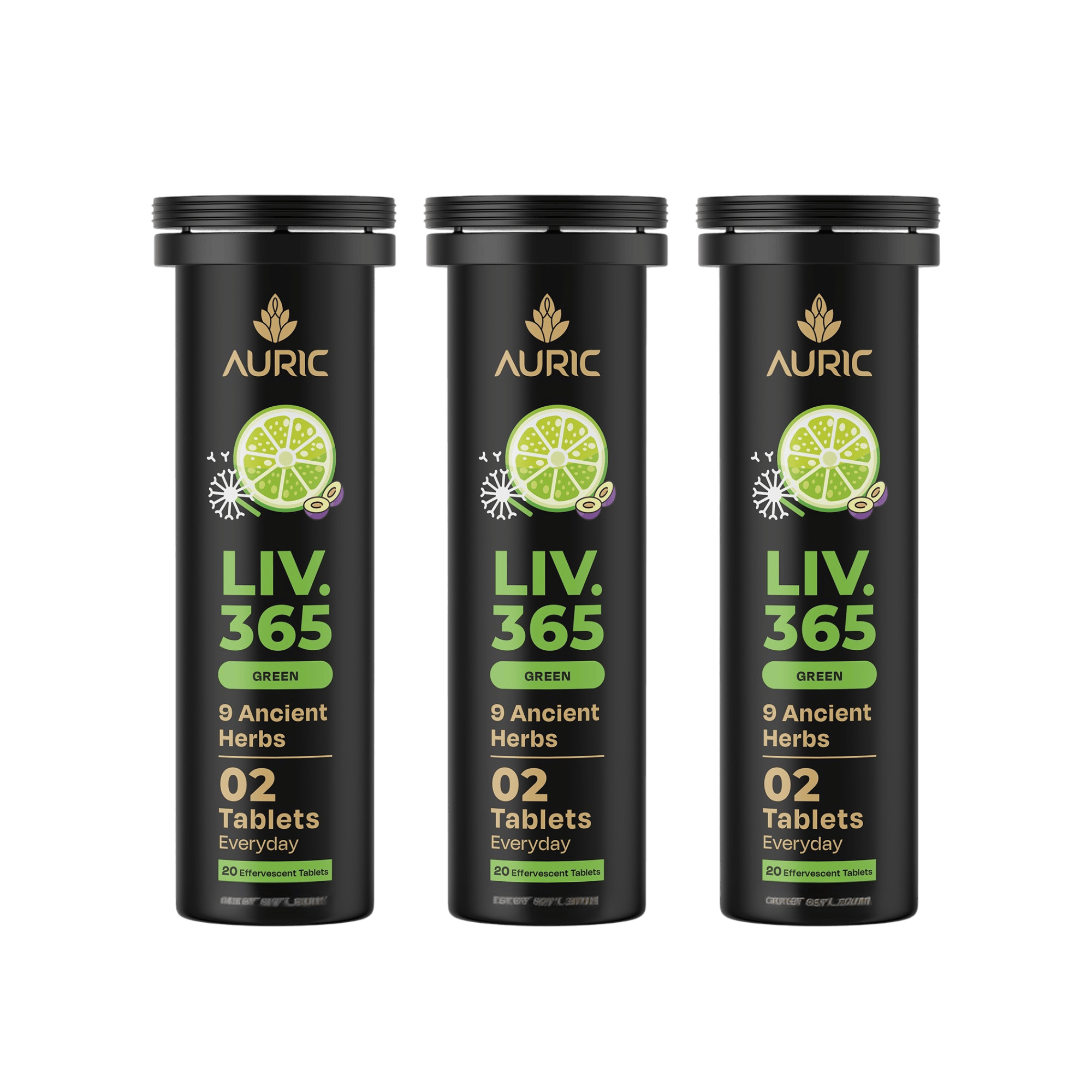 Auric Liv365 Tablets | Lemon Flavour | Grocsy