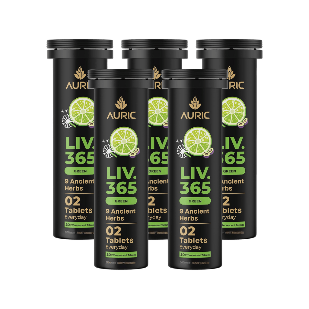 Auric Liv365 Tablets | Lemon Flavour | Grocsy