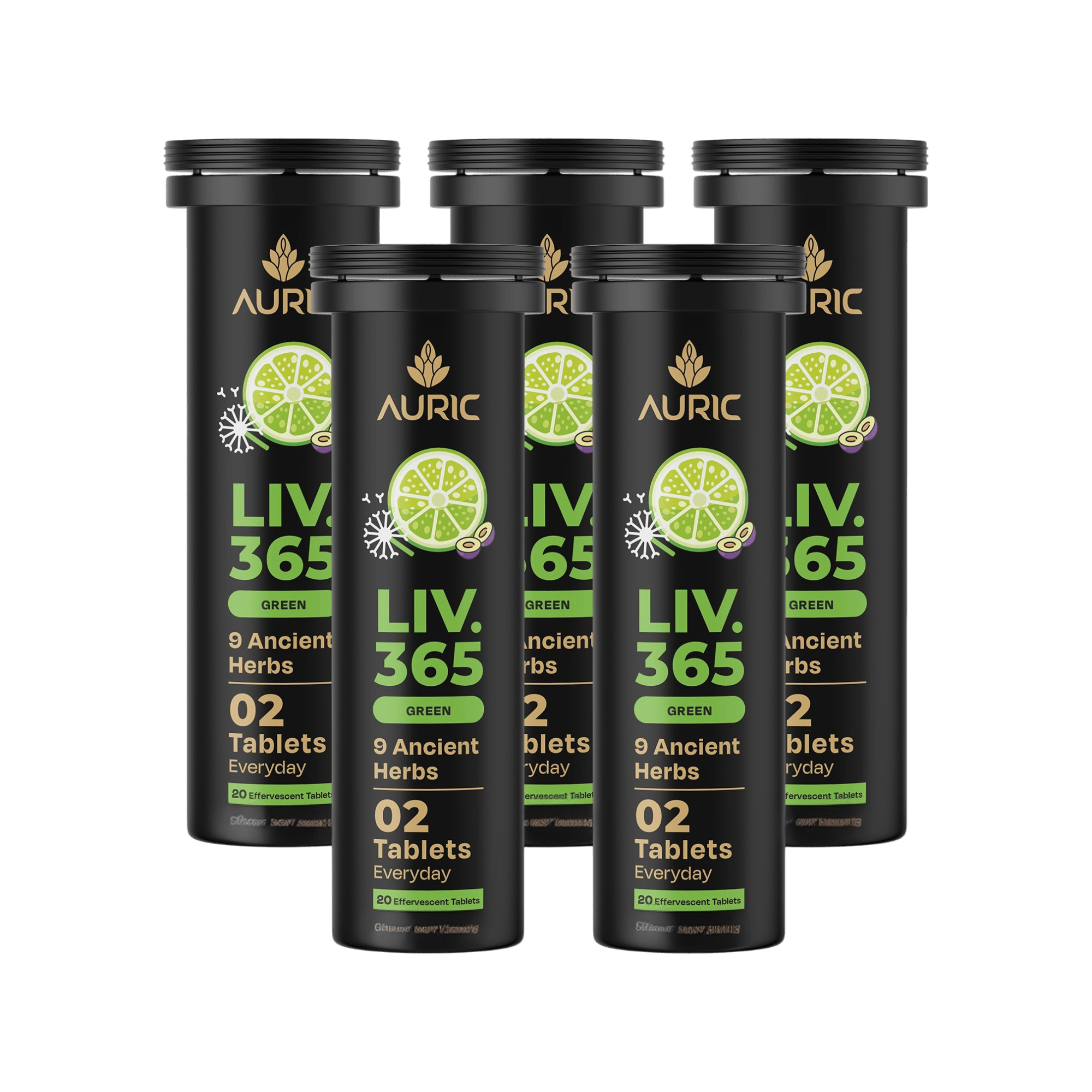 Auric Liv365 Tablets | Lemon Flavour | Grocsy