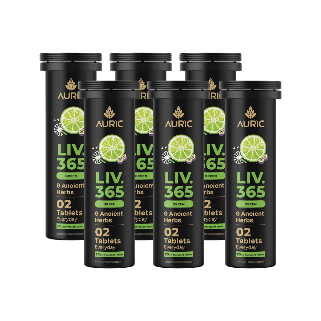 Auric Liv365 Tablets | Lemon Flavour | Grocsy
