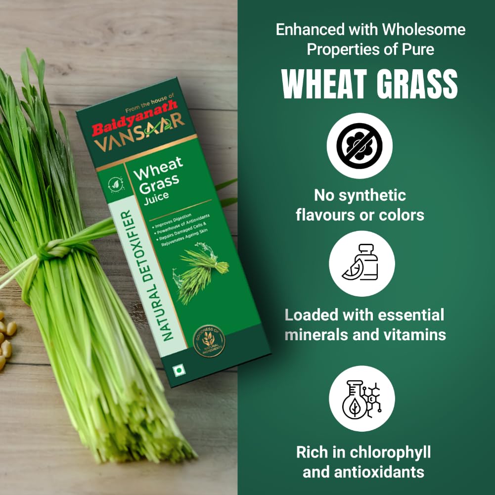 Baidyanath Vansaar Wheat Grass Juice | Grocsy