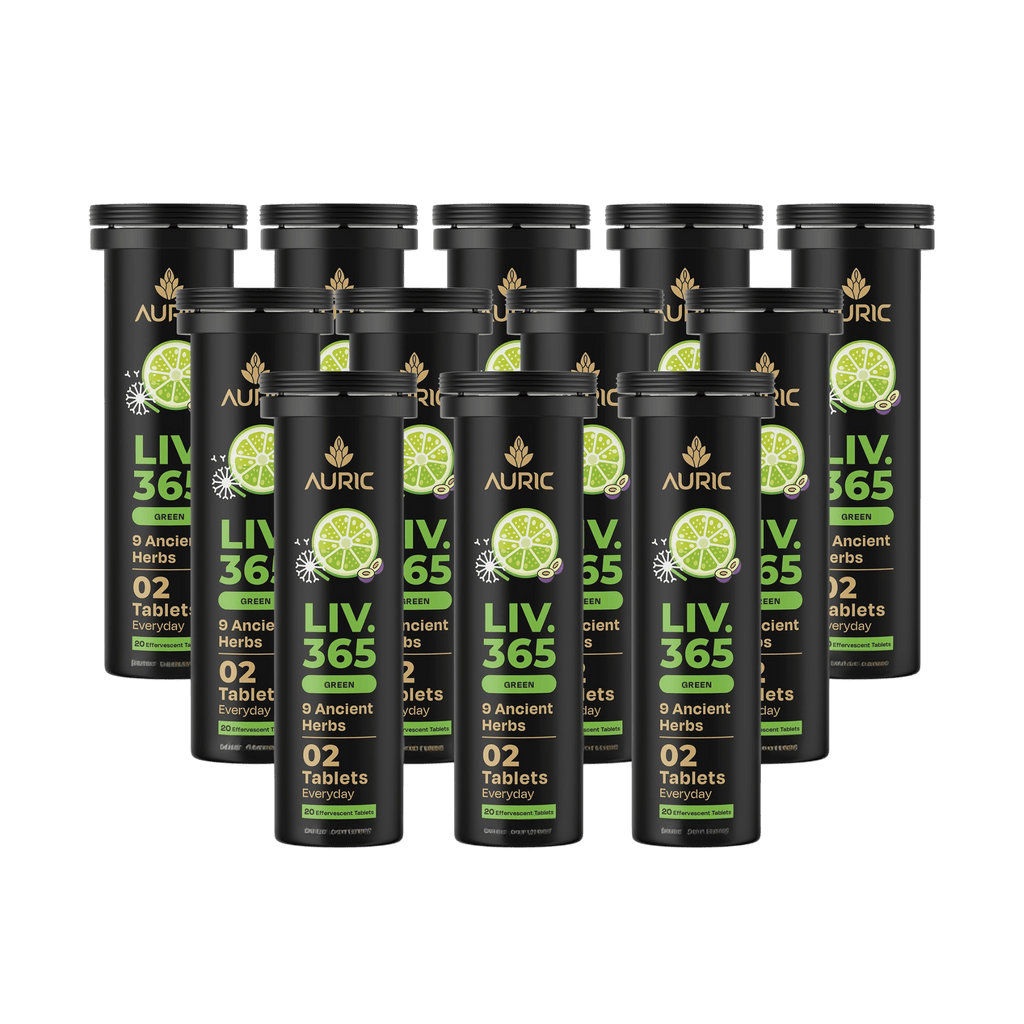 Auric Liv365 Tablets | Lemon Flavour | Grocsy