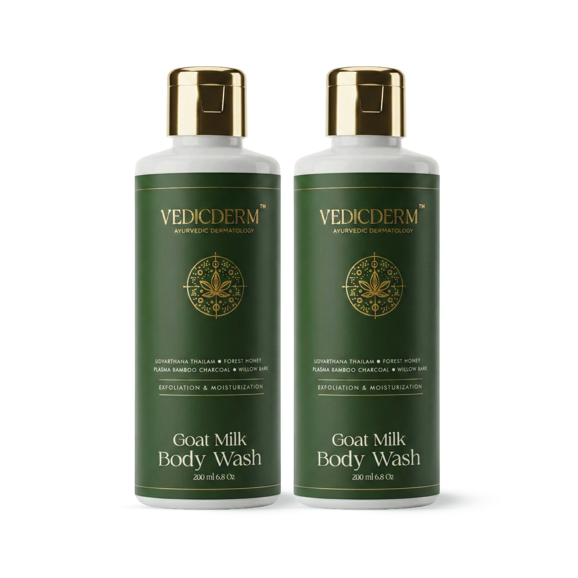 VedicDerm Goat Milk Hydrating Body Wash for Sensitive Skin | Grocsy