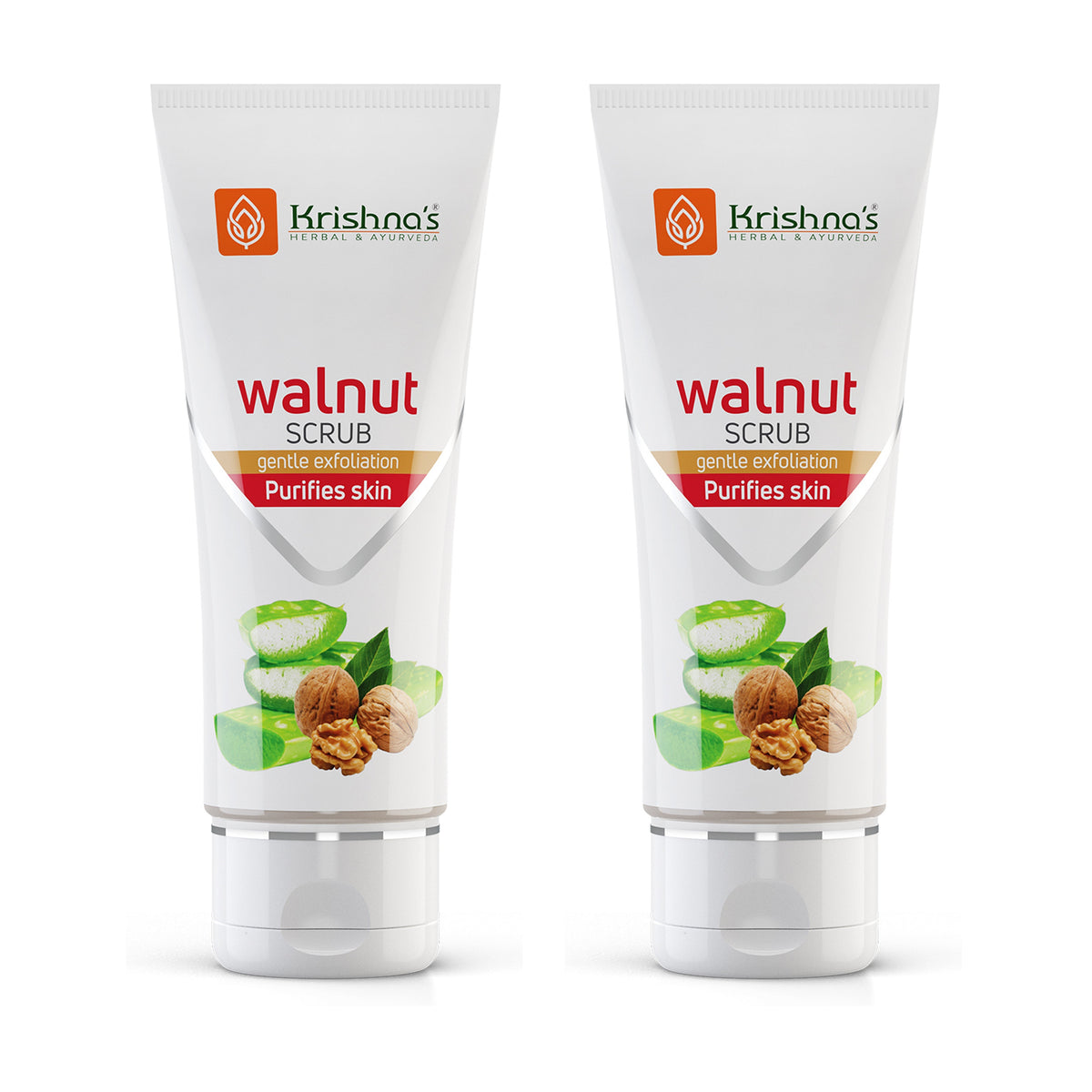 Krishna'S Herbal & Ayurveda Aloevera Walnut Scrub | Grocsy