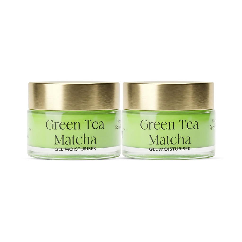 VedicDerm Green Tea Matcha Gel Moisturiser with Squalene and Niacinamide | Grocsy