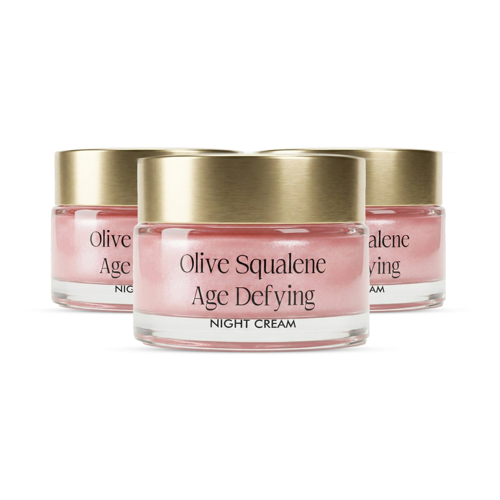VedicDerm Olive Squalene Age Defying Night Cream with 24K Gold & Ceramides | Grocsy