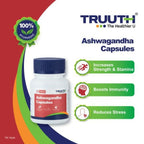Truuth Ashwagandha 500mg Capsules | Grocsy