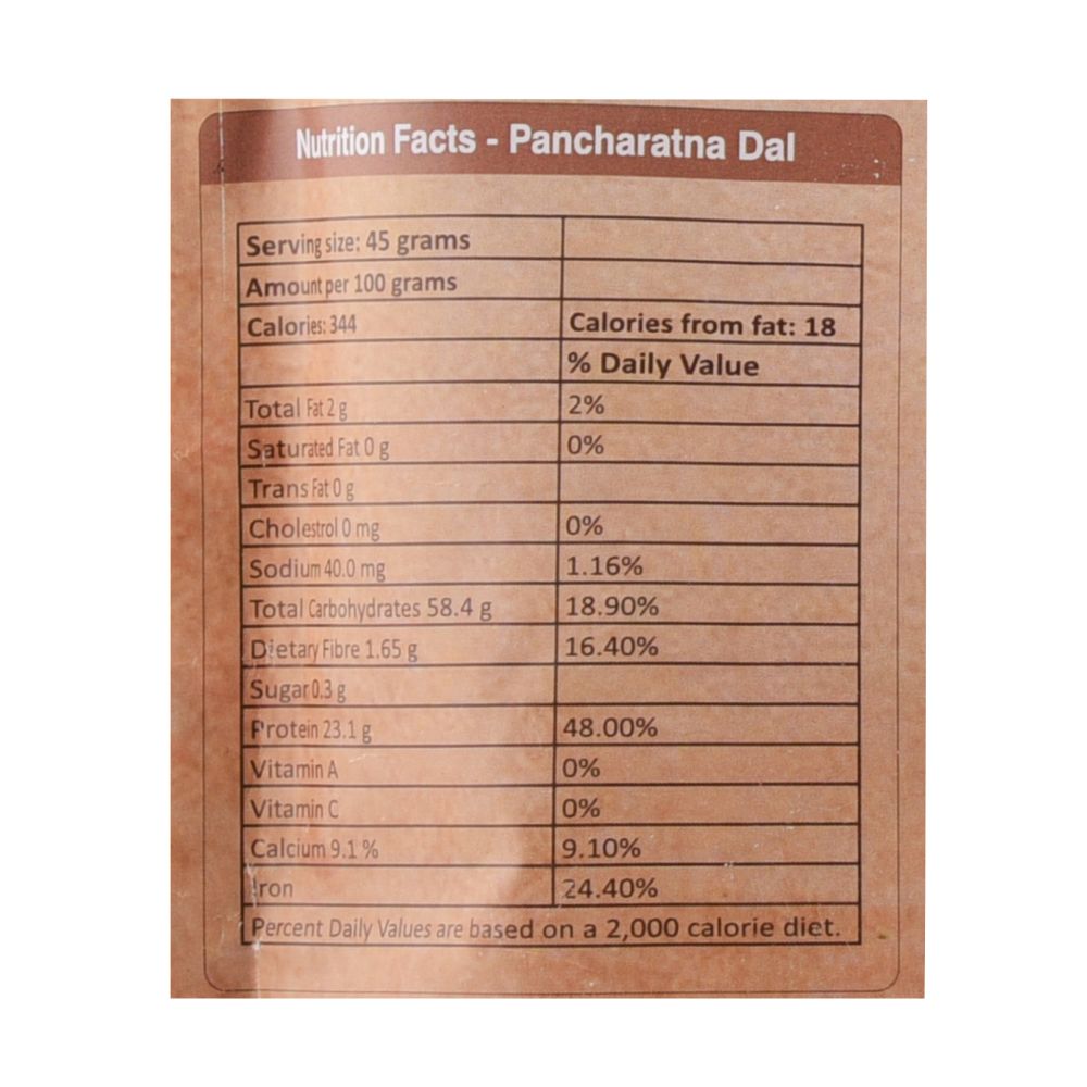 Organic Wellness Pancharatna Dal | Grocsy