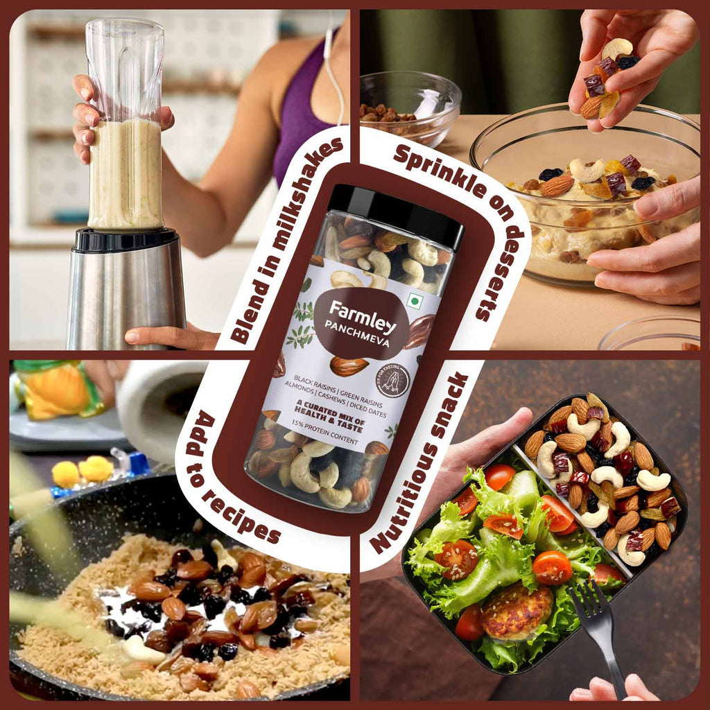 Farmley Panchmeva - Dry Fruits Mix | Grocsy