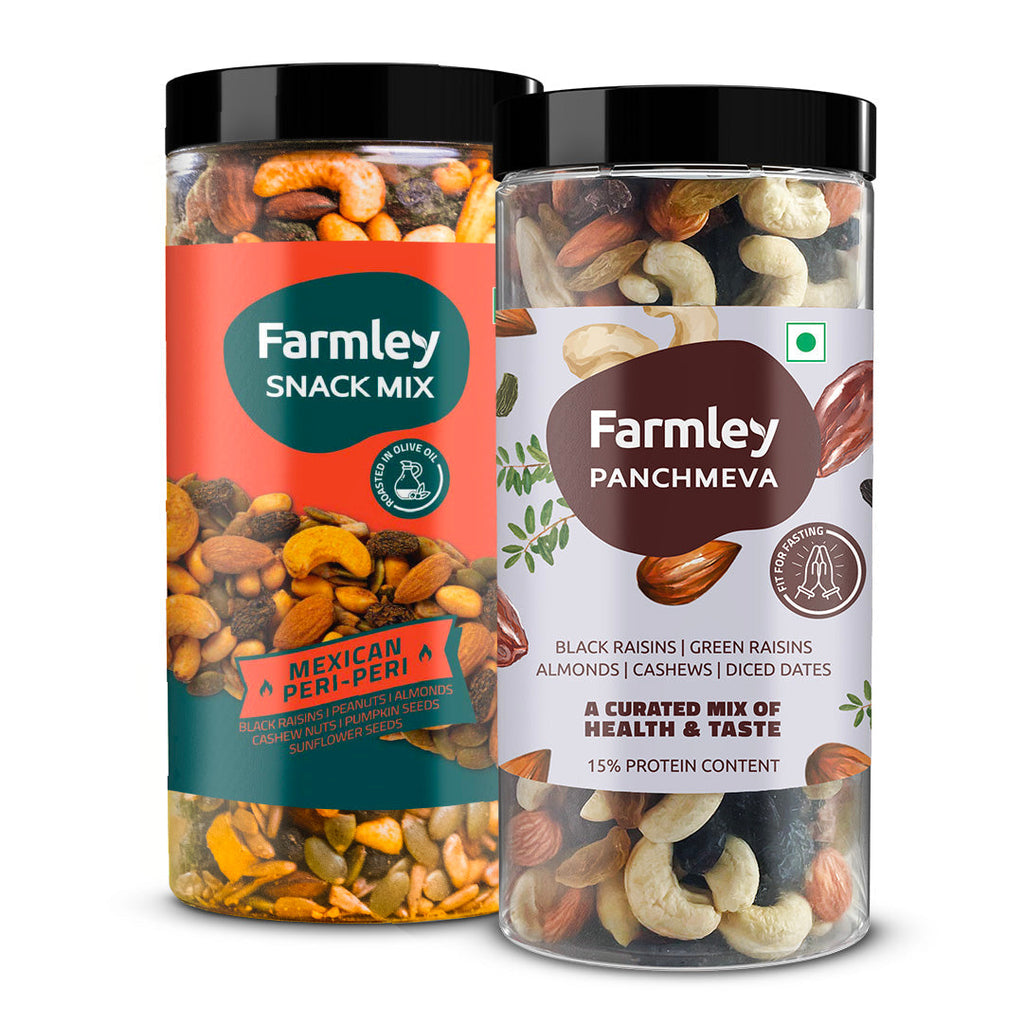 Farmley Peri - Peri Party Mix (405 g) & Panchmeva (405 g) | Grocsy