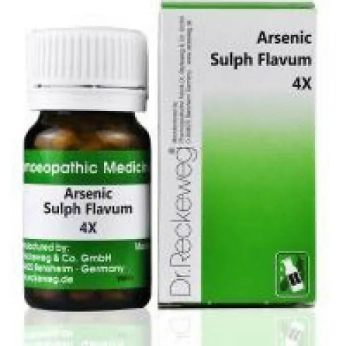 Dr. Reckeweg Arsenic Sulph Flavum Trituration Tablets | Grocsy
