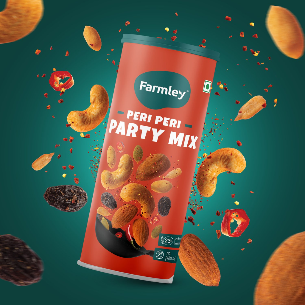 Farmley Peri Peri Snack Mix | Grocsy