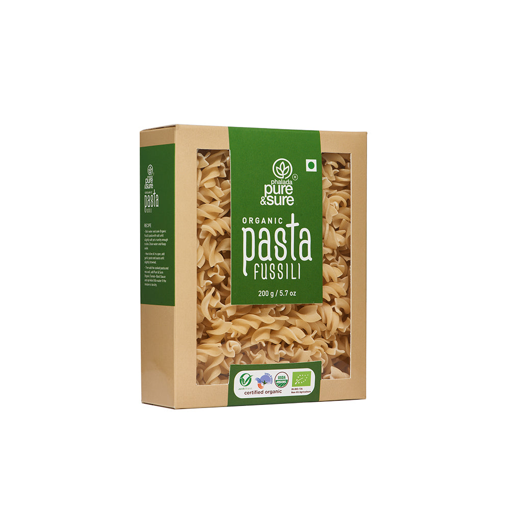 Pure & Sure Organic Pasta Fusilli | Grocsy