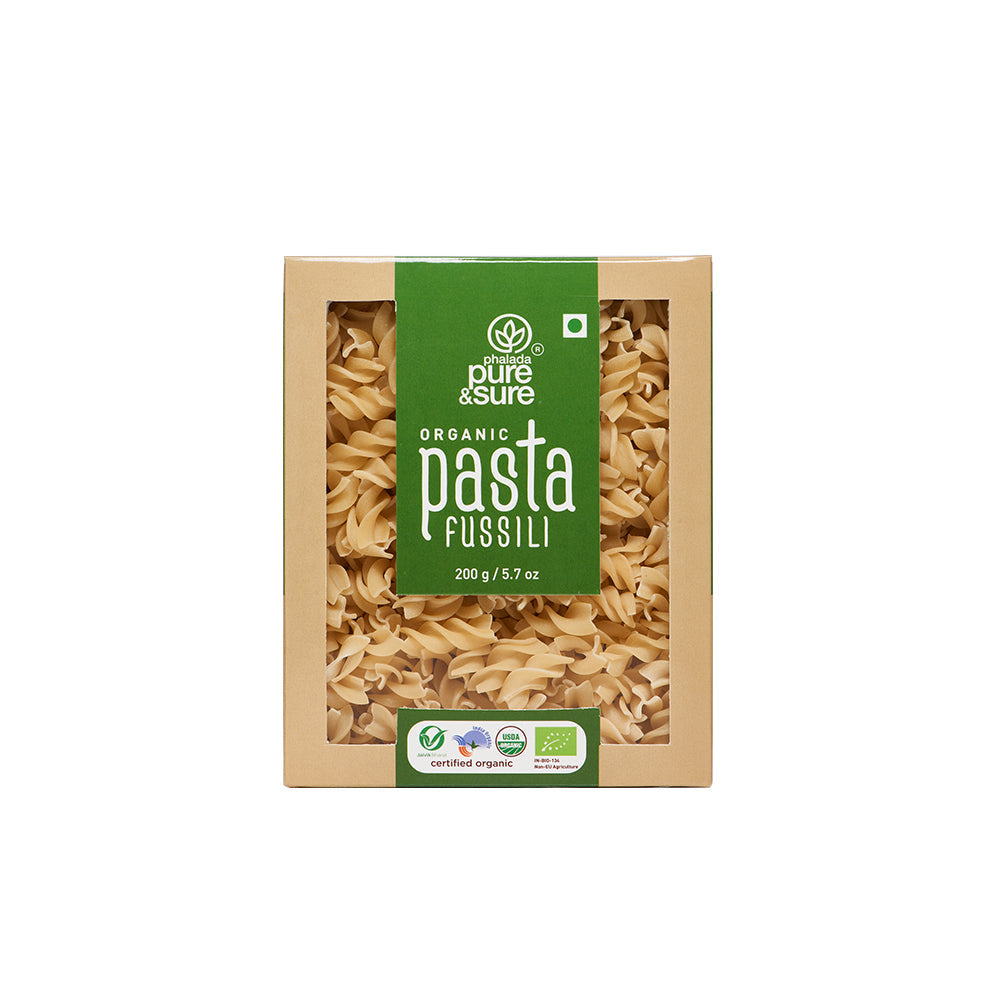 Pure & Sure Organic Pasta Fusilli | Grocsy