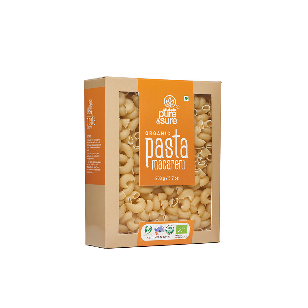 Pure & Sure Organic Pasta Macaroni | Grocsy