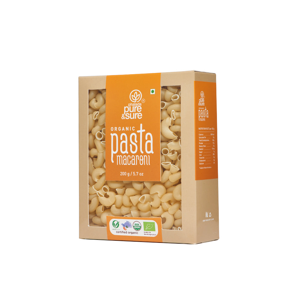 Pure & Sure Organic Pasta Macaroni | Grocsy