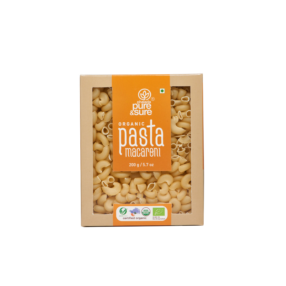 Pure & Sure Organic Pasta Macaroni | Grocsy