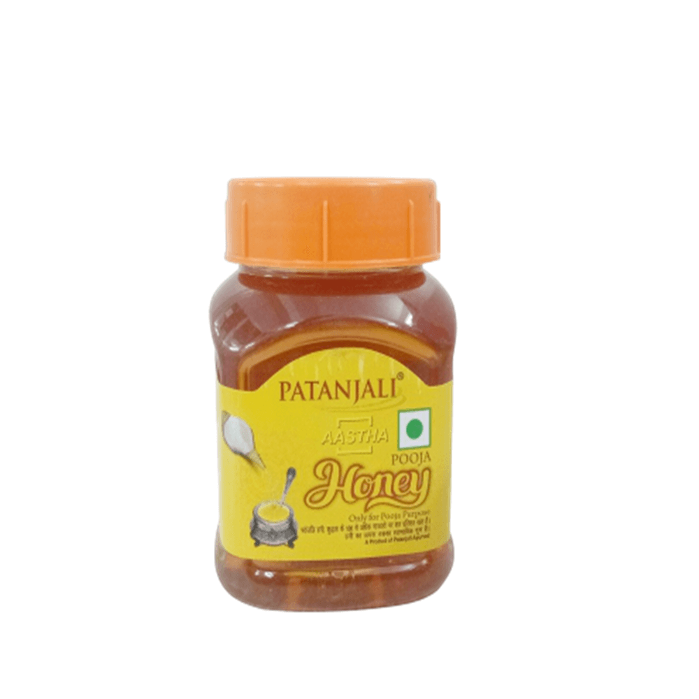 Patanjali Aastha Pooja Honey | Pure Sacred Honey for Pooja Rituals & Ayurvedic Wellness