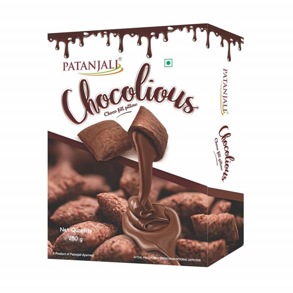 Patanjali Chocolious-Choco Fill Pillow (Pack Of 2) | Grocsy
