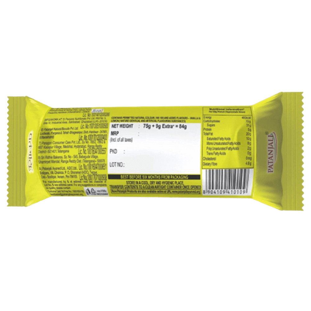 Patanjali Cream Feast Lemon Biscuit (Pack of 10) | Grocsy