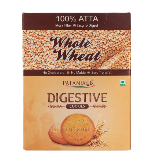 Patanjali Digestive Cookies (Pack of 4) | Grocsy