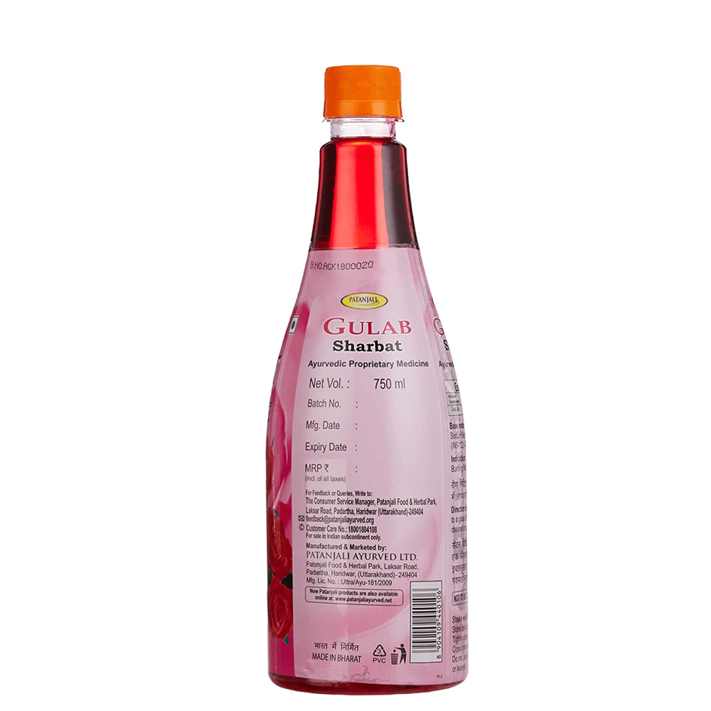 Patanjali Gulab Sharbat | Grocsy