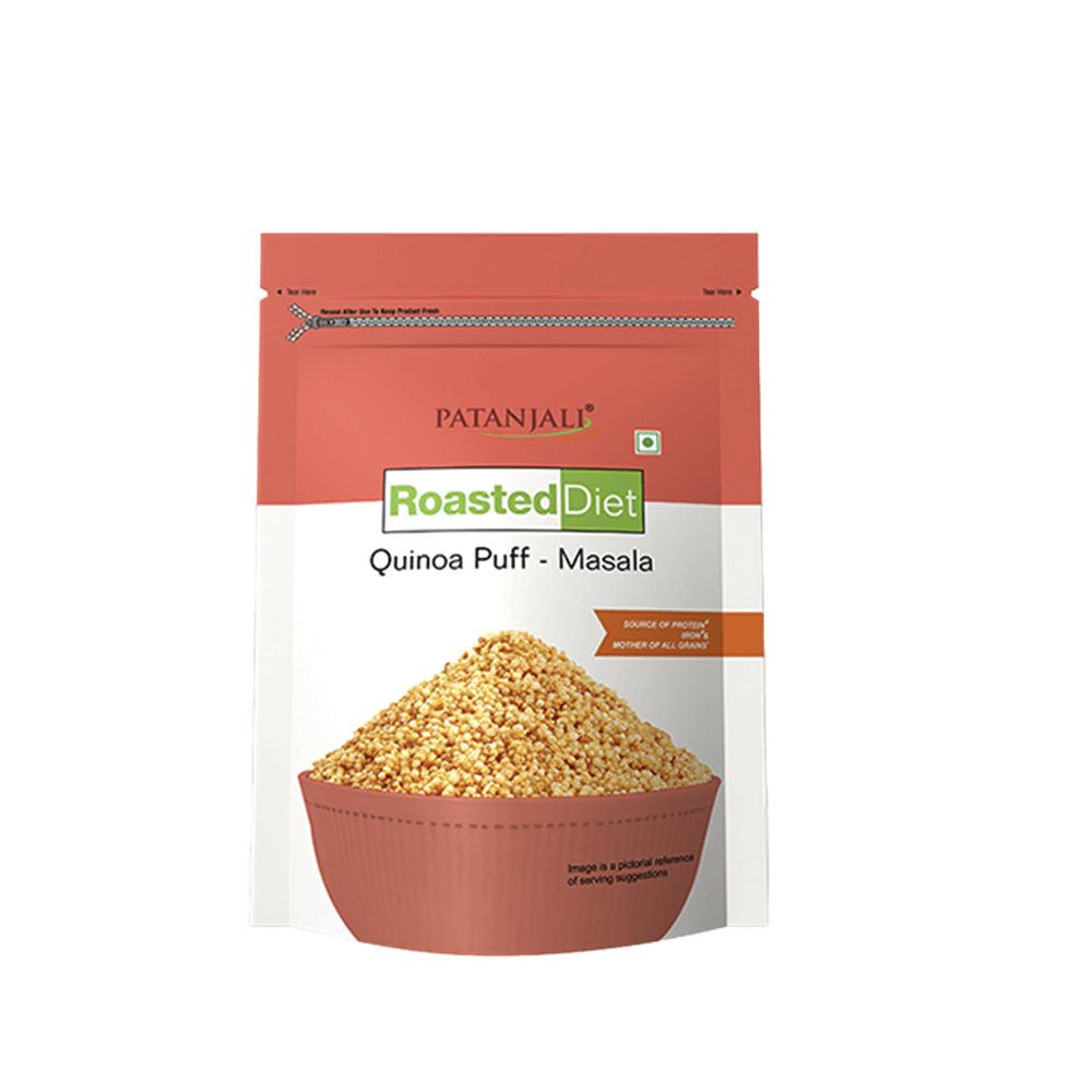 Patanjali Roasted Diet Quinoa Puff Masala Flavour | Grocsy