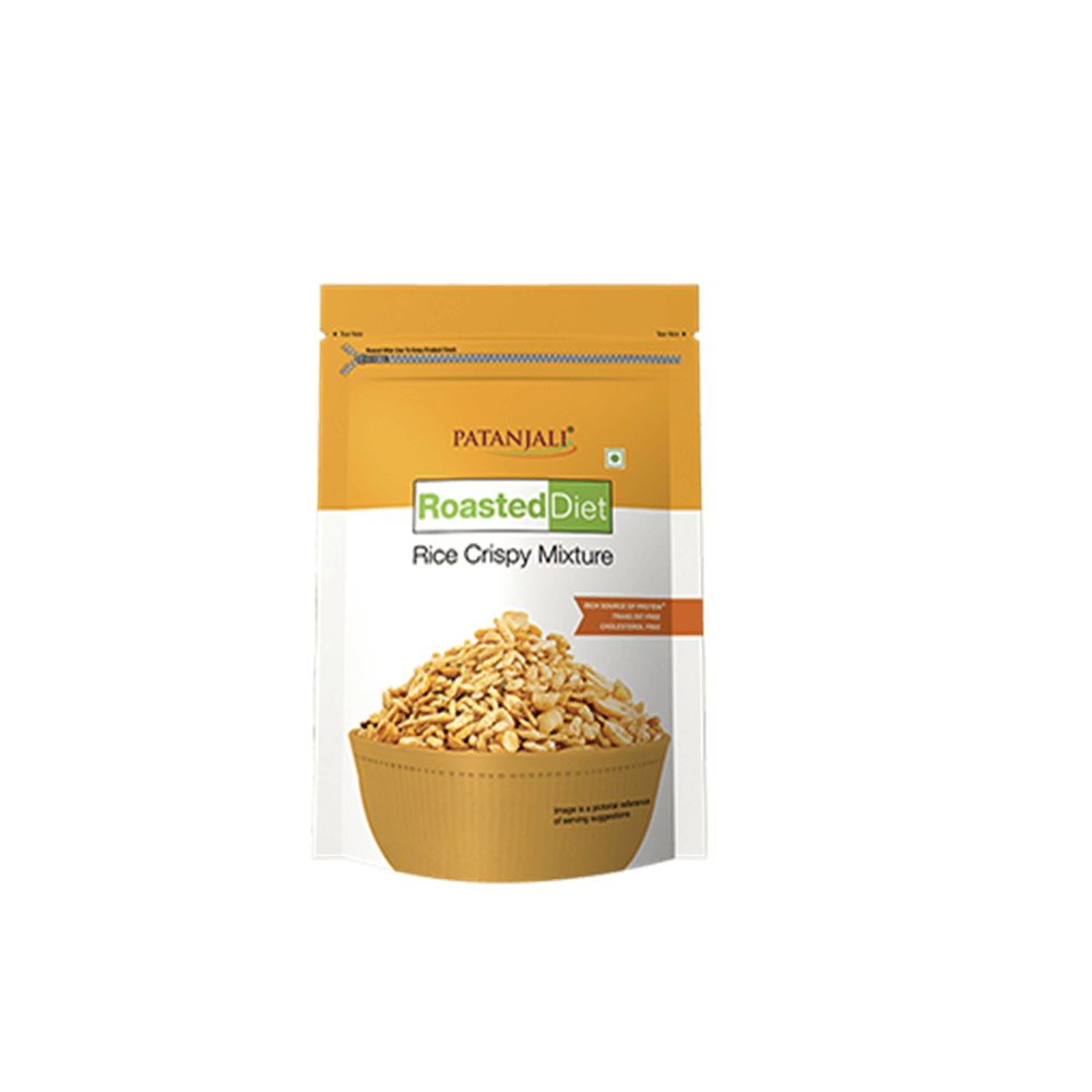 Patanjali Roasted Diet Rice Crispy Mixture (125 GM) | Grocsy