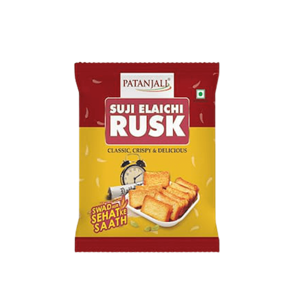 Patanjali Suji Elaichi Rusk | Grocsy
