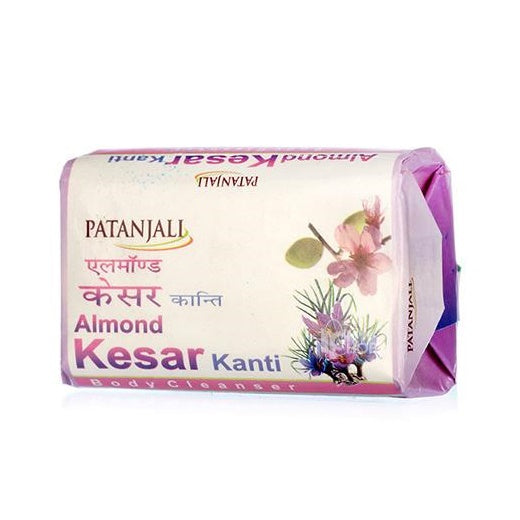 Patanjali Almond Kesar Kanti Body Cleanser Soap (75 gms) | Grocsy