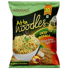 Patanjali Atta Noodles Desi Masala (Pack of 10)