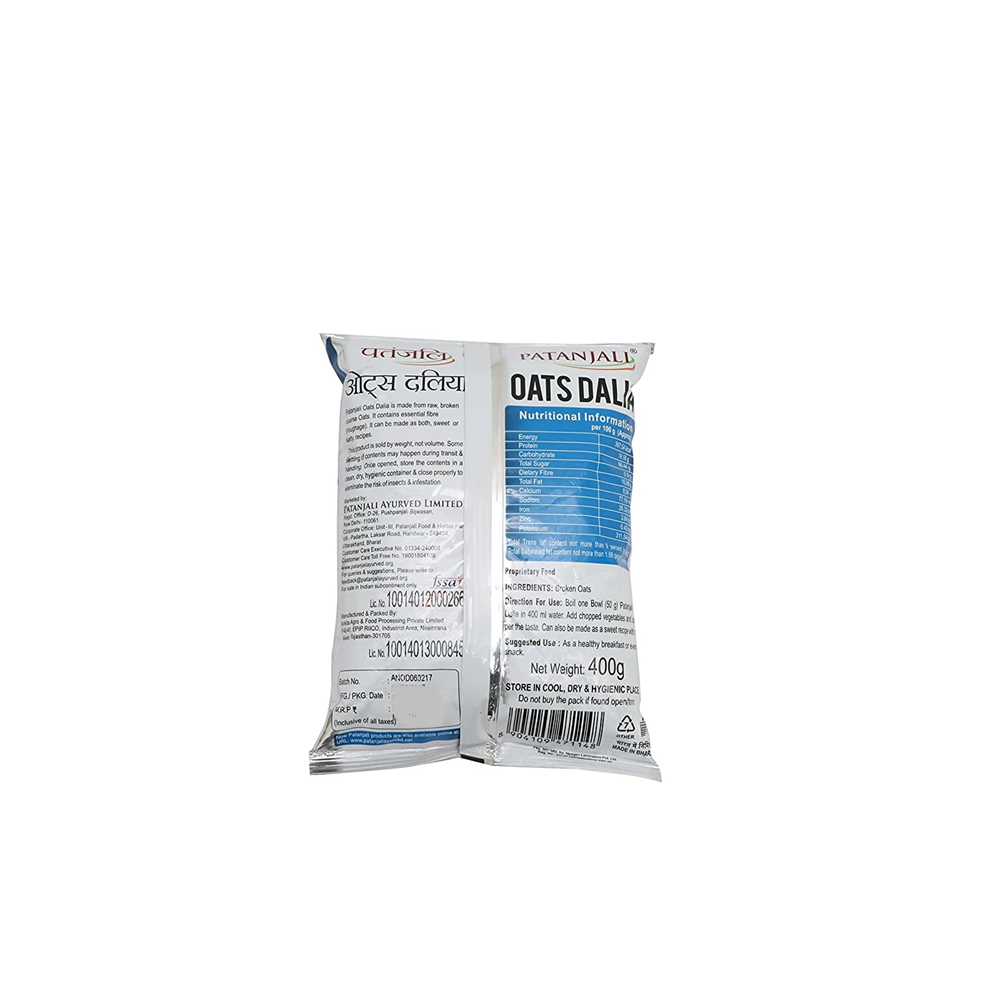 Patanjali Oats Dalia | Grocsy