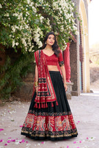 Lehenga Mart Designer Wedding Lehenga Choli For Women - Maroon | Grocsy