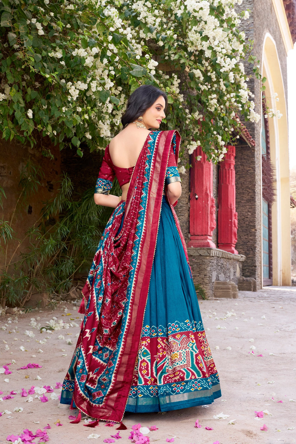 Lehenga Mart Designer Wedding Lehenga Choli For Women - Red | Grocsy