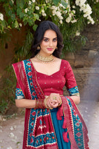 Lehenga Mart Designer Wedding Lehenga Choli For Women - Red | Grocsy