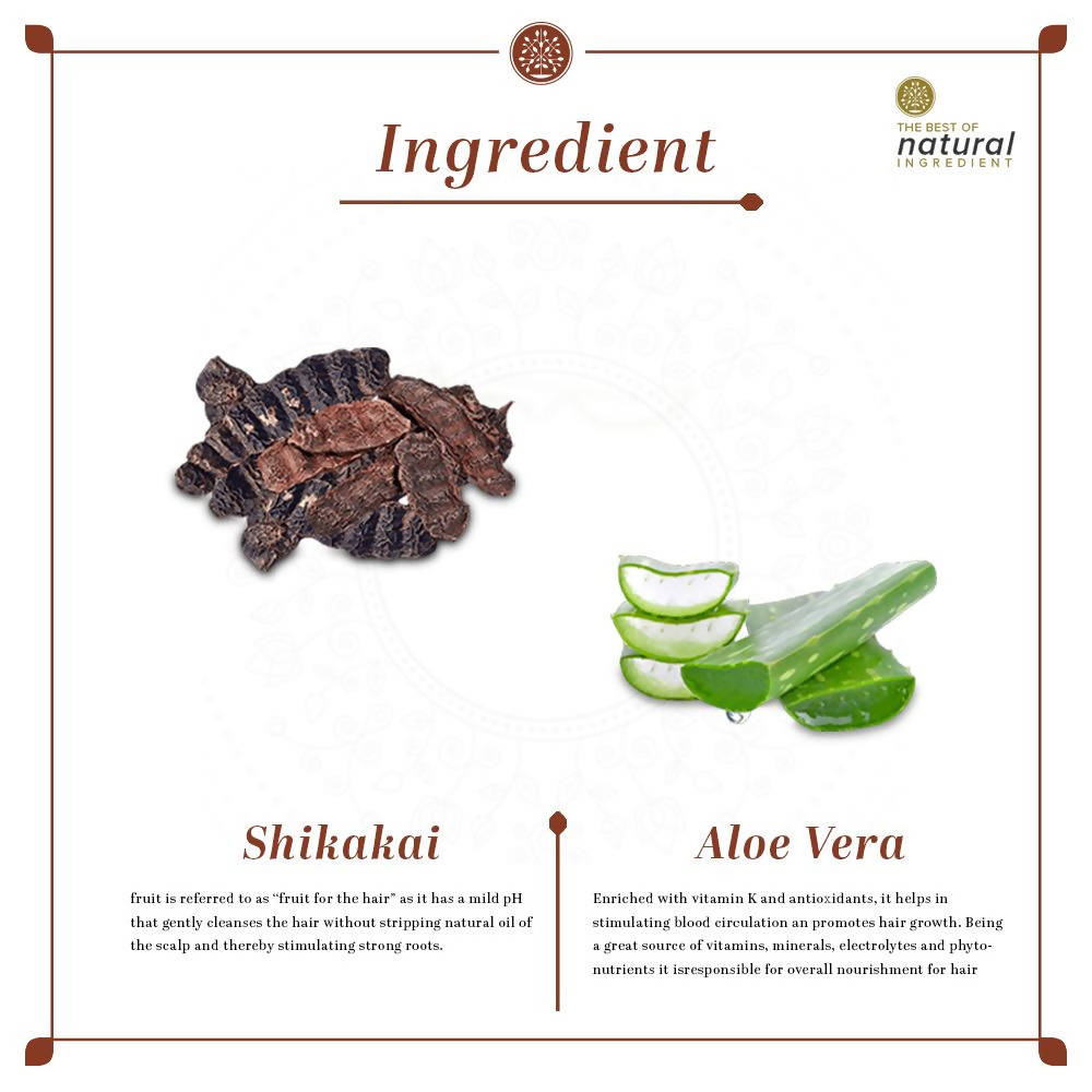 Khadi Natural Shikakai Herbal Hair Cleanser | Grocsy