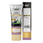 Wow Skin Science Charcoal + Glycolic Acid Detoxifying Face Wash for Oil Control + Gentle Exfoliation with Tea Tree & Aloe | Grocsy