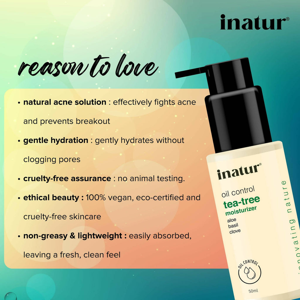 Inatur Tea Tree Facial Gel | Grocsy