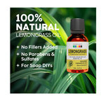 Organix Mantra Lemongrass Essential Oil for Skin | Grocsy