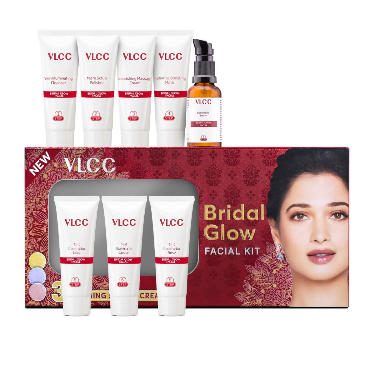 VLCC Bridal Glow Facial Kit for Special Glow For Your Special Moments | Grocsy